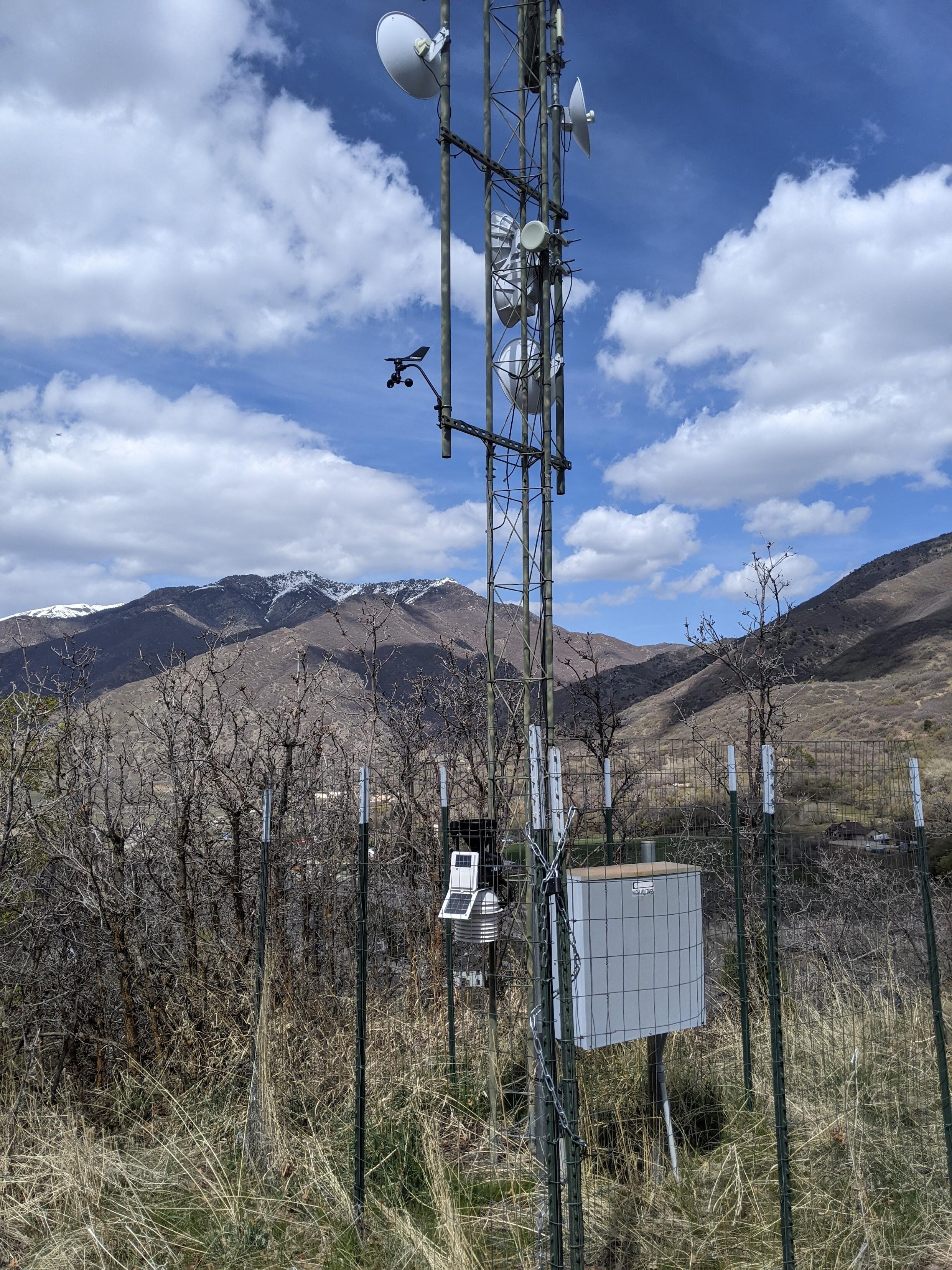 My weather station, among other antennas